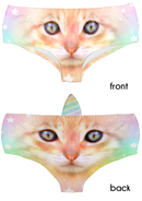 Horn Pantie - Rainbow Sparkle Kitticorn (6-10 UK Size) - Kukubird_UK