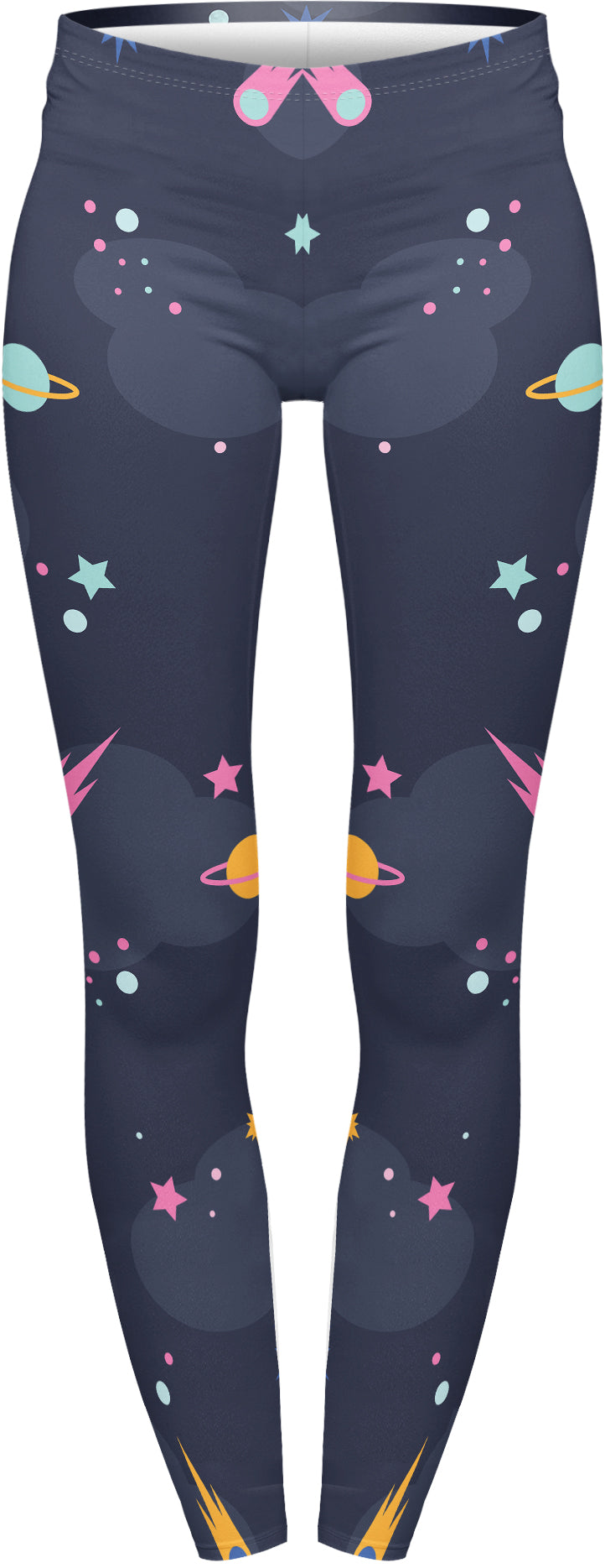 Regular Leggings (8-12 UK Size) - Bright Night