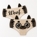 Ear Pantie - Woof Pug (6-10 UK Size)