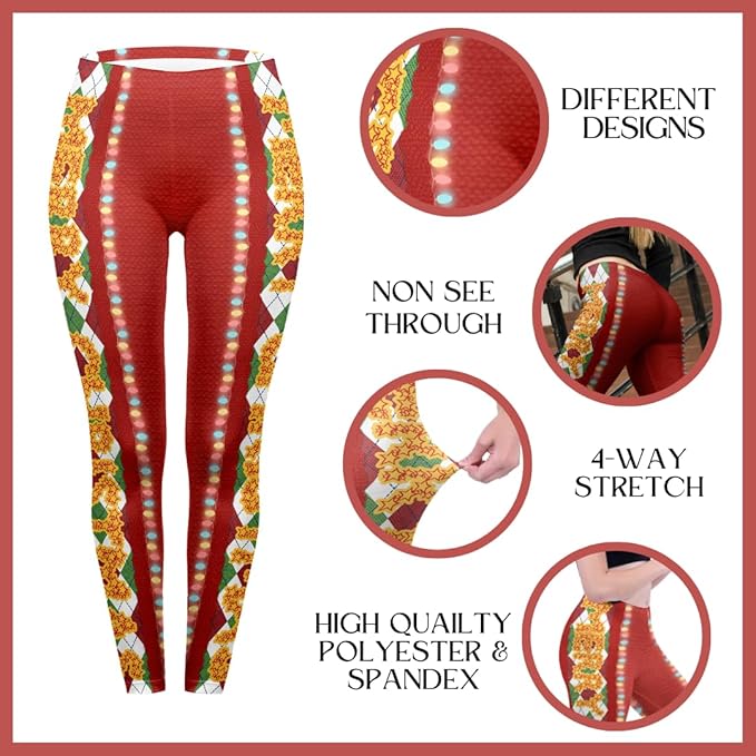 Regular Leggings (8-14 UK Size) - Merry Christmas