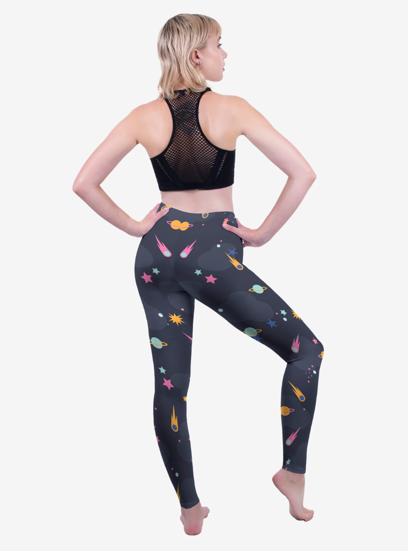 Regular Leggings (8-12 UK Size) - Bright Night