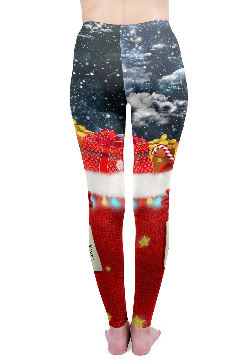 Regular Leggings (8-14 UK Size) - With Love Santa