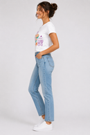 T-shirt - Love Your Body White - Kukubird-UK