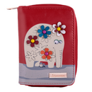 Kukubird Medium Purse Elephant And Mouse Purse - Red - Kukubird-UK