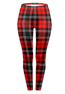 Christmas Tartan Regular Leggings 8-12