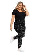 Curve Leggings (14-18 UK Size) - Dark Forest - Kukubird-UK