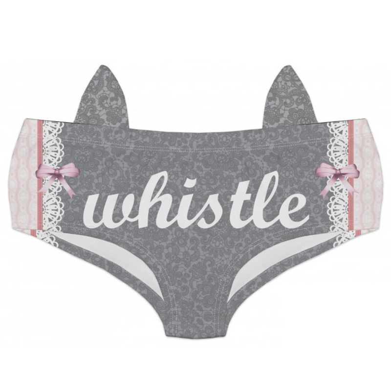 Ear Pantie - Wolf Whistle (6-10 UK Size) - Kukubird-UK