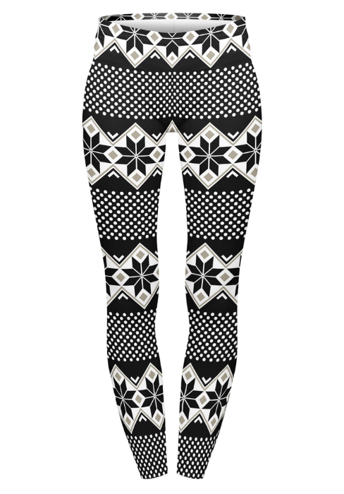 Regular Leggings (8-14 UK Size) - Winter Dot