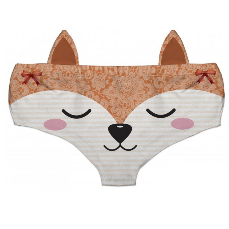 Ear Pantie - Foxy (6-10 UK Size) - Kukubird-UK