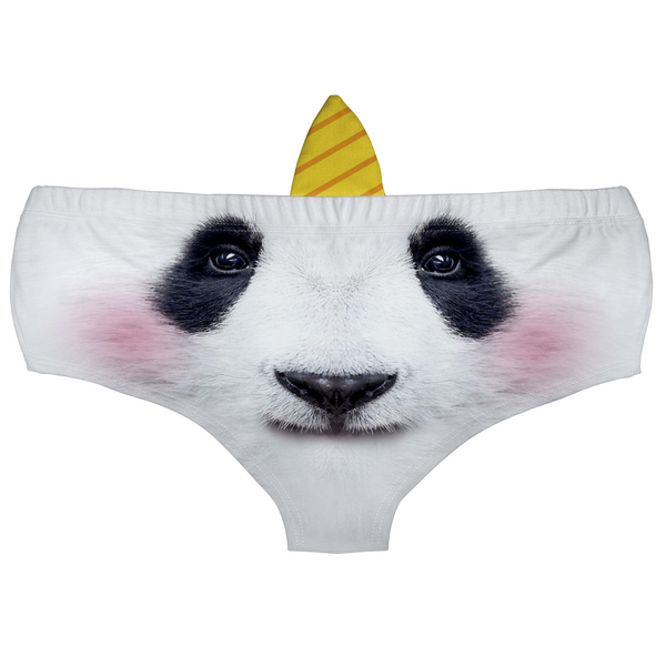 Horn Pantie - Blushing Pandcorn (6-10 UK Size) - Kukubird-UK