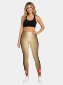 Regular Leggings (8-14 UK Size) - Reindeer Love - Kukubird-UK