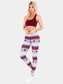 Regular Leggings (8-14 UK Size) - Winter Snow - Kukubird-UK