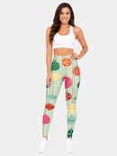 Regular Leggings (8-14 UK Size) - Winter Baubles - Kukubird-UK