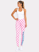Regular Leggings (8-12 UK Size) - Flamezing Hearts - Kukubird-UK