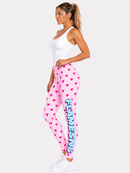 Regular Leggings (8-12 UK Size) - Flamezing Hearts - Kukubird-UK