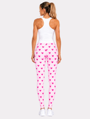Regular Leggings (8-12 UK Size) - Flamezing Hearts - Kukubird-UK