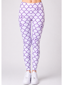 Regular Leggings (8-12 UK Size) - Mermaid Tail - Kukubird-UK