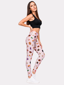 Regular Leggings (8-12 UK Size) - Cats Sweets - Kukubird-UK