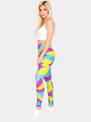 Regular Leggings (8-12 UK Size) - Neon Sport - Kukubird-UK