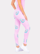 Regular Leggings (8-12 UK Size) - Avocado Pink - Kukubird-UK