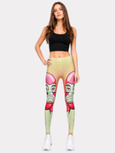Regular Leggings (8-12 UK Size) - Wrestler - Kukubird-UK
