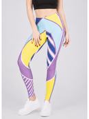 Regular Leggings (8-12 UK Size) - Fluorescent Sport - Kukubird-UK