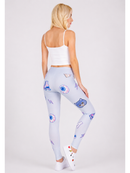 Regular Leggings (8-12 UK Size) - PINK AND PURPLE PATCHES - Kukubird-UK