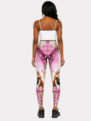 Regular Leggings (8-12 UK Size) - Princess Pugerella - Kukubird-UK