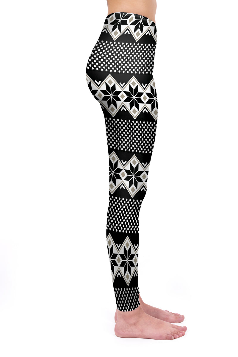 Regular Leggings (8-14 UK Size) - Winter Dot