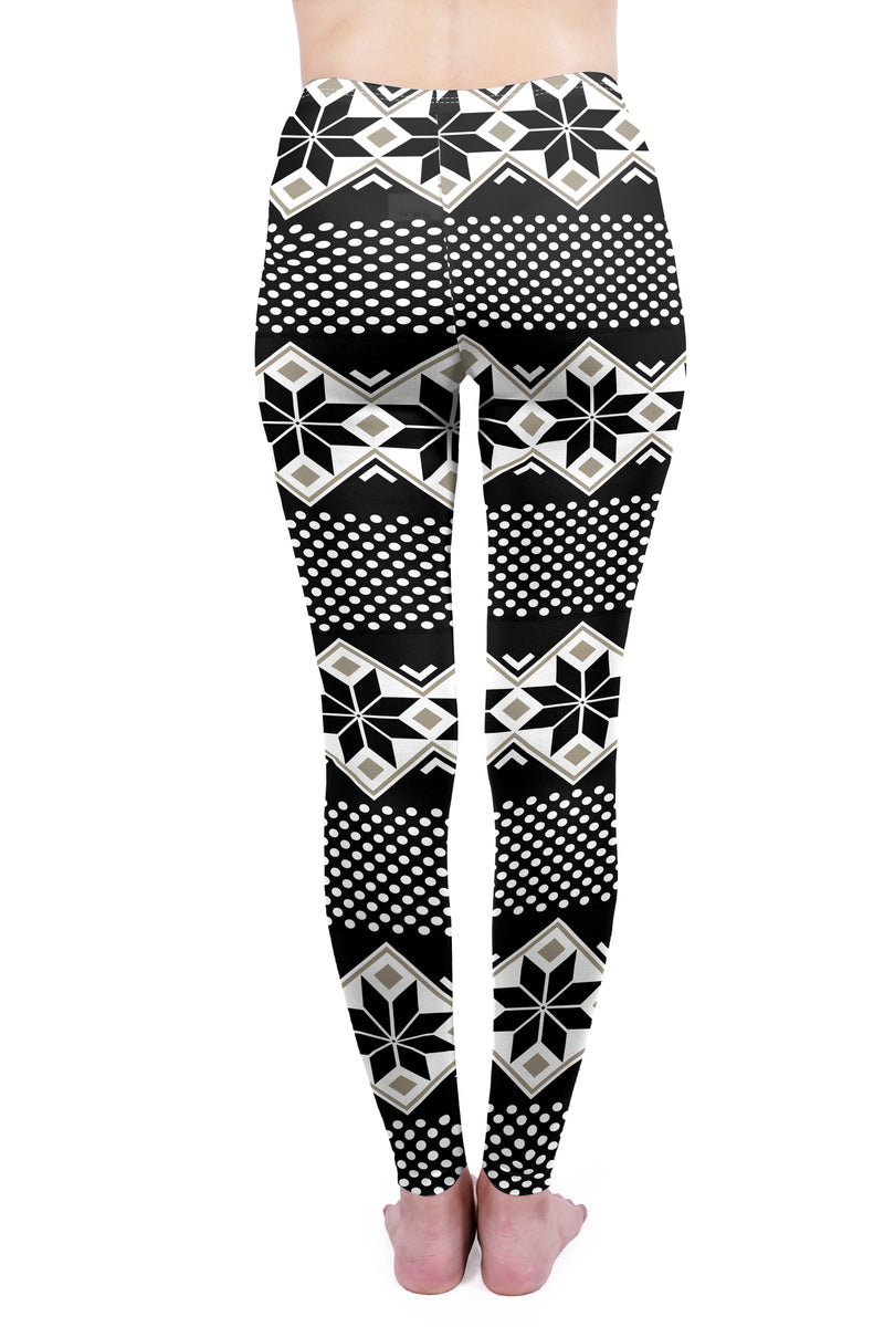 Regular Leggings (8-14 UK Size) - Winter Dot