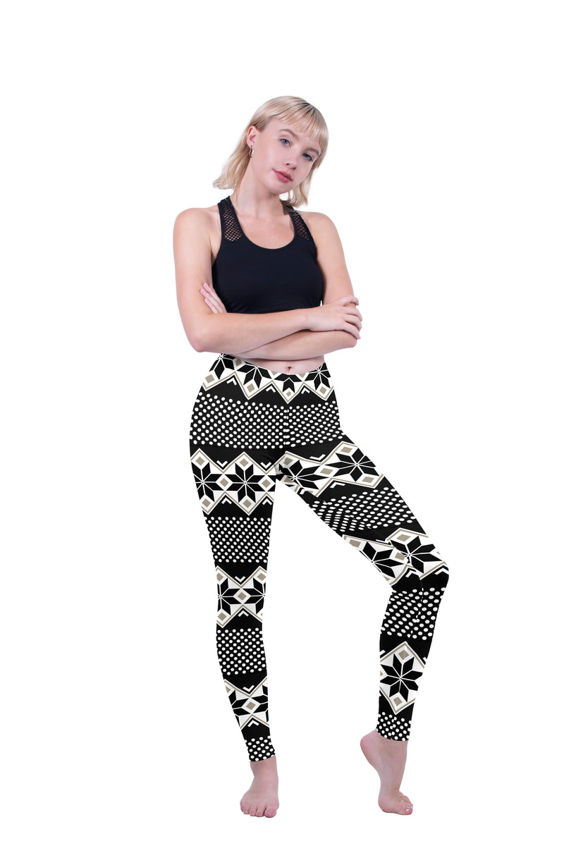 Regular Leggings (8-14 UK Size) - Winter Dot