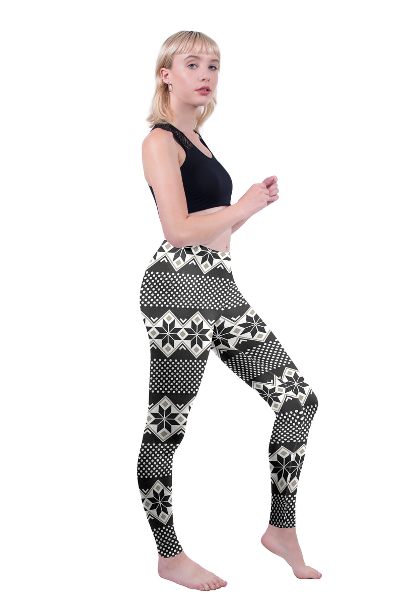 Regular Leggings (8-14 UK Size) - Winter Dot