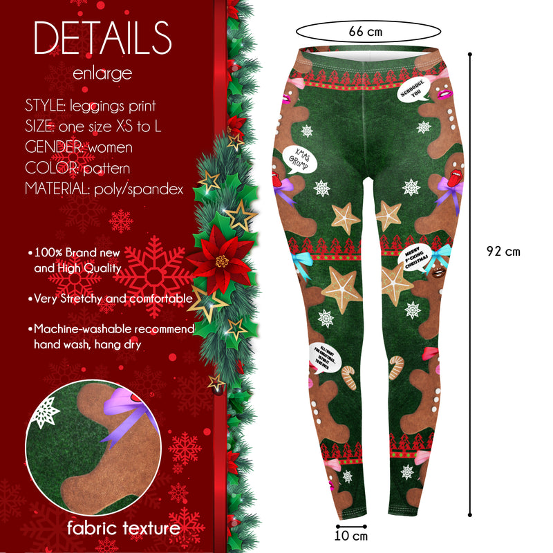 Regular Leggings (8-14 UK Size) - Cookies