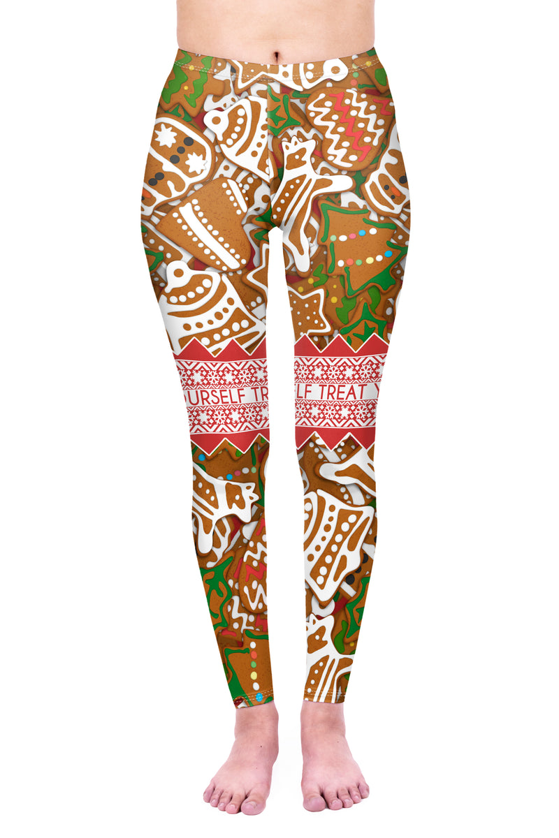 Regular Leggings (8-14 UK Size) - Gingerbread