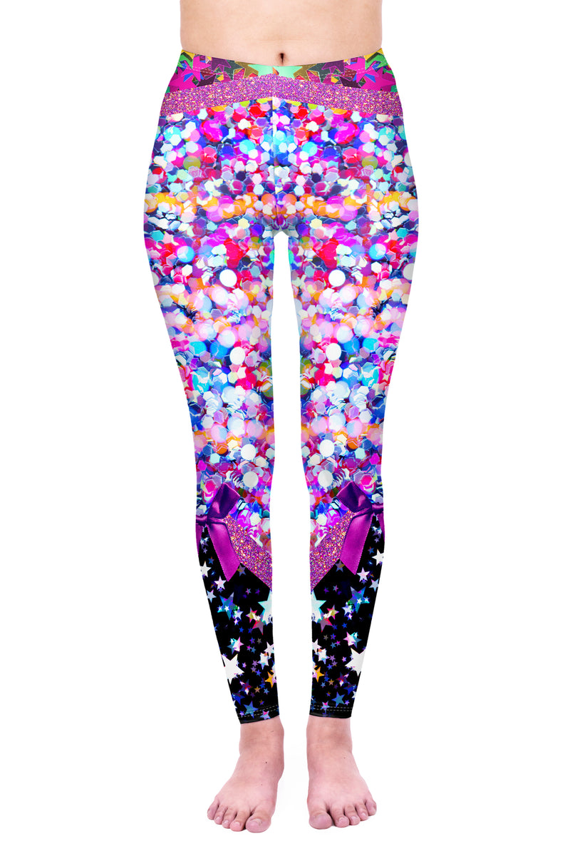 Regular Leggings (8-14 UK Size) - Glitter