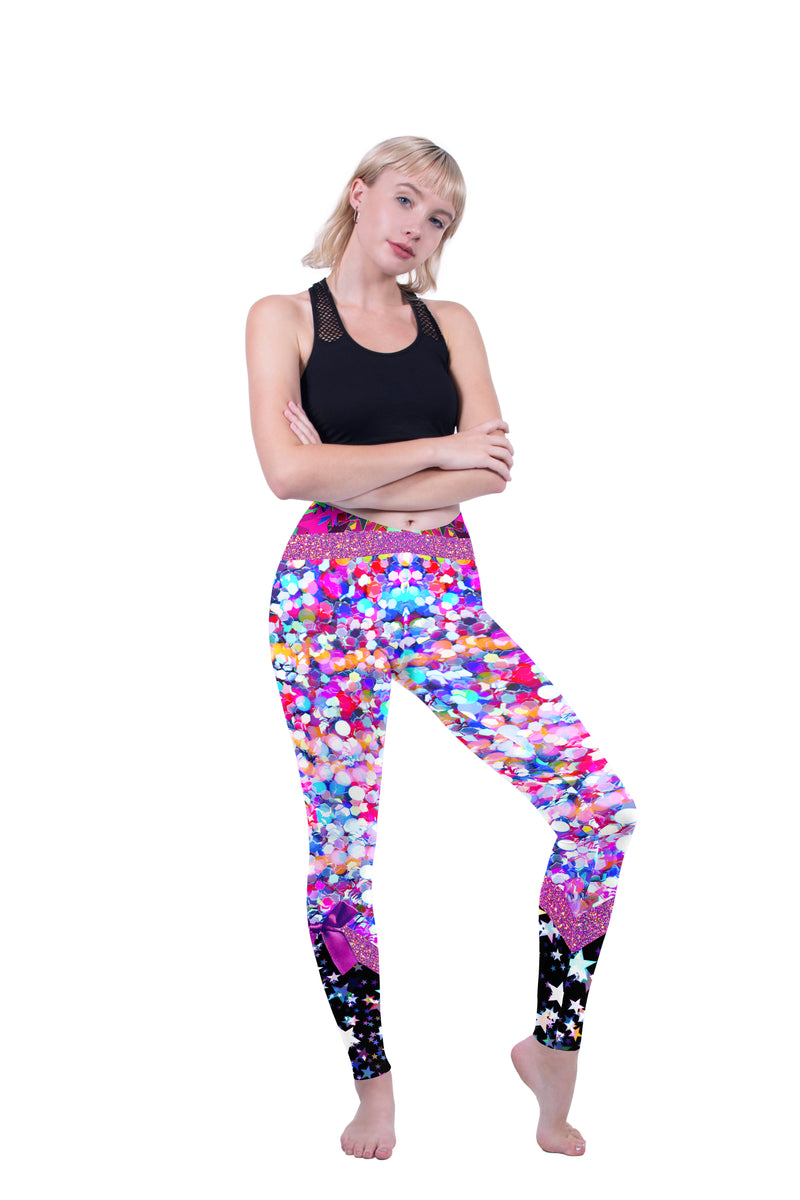 Regular Leggings (8-14 UK Size) - Glitter