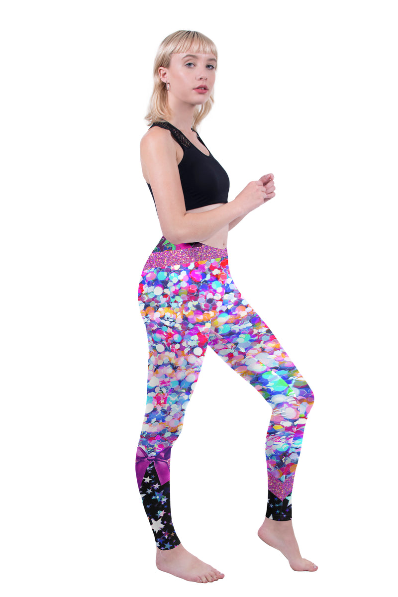 Regular Leggings (8-14 UK Size) - Glitter