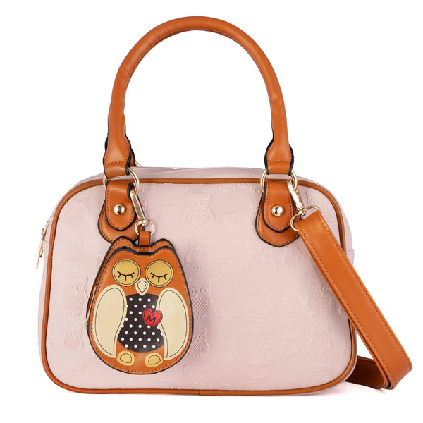 Owl Handbag - Light Pink