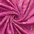 Dash Rose Gold Foiled Scarf