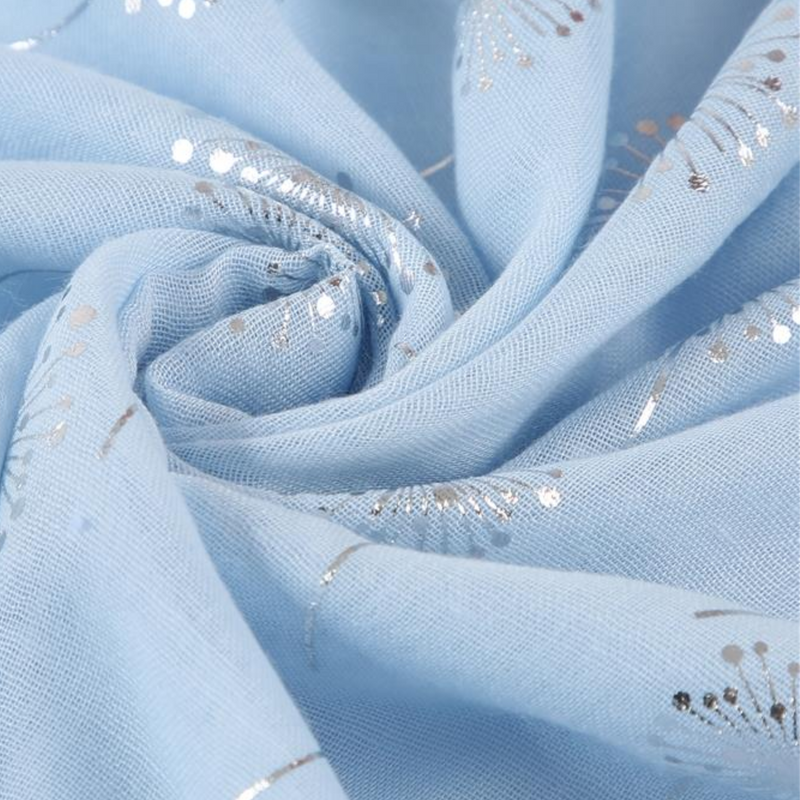 Dandelion Silver Foiled Scarf