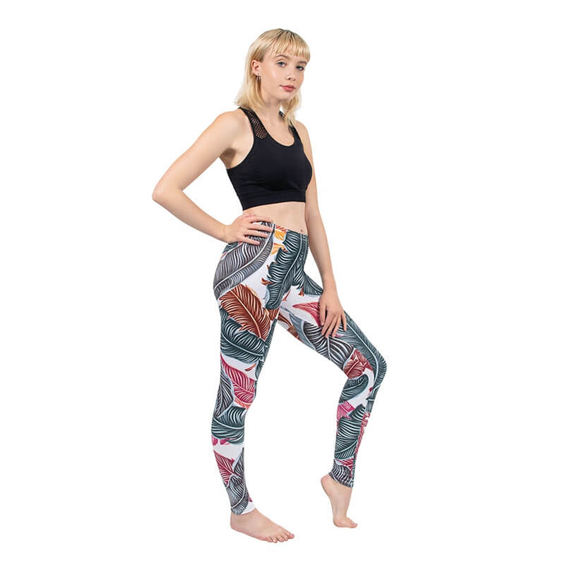 Regular Leggings (8-12 UK Size) - Cool Palms - Kukubird_UK