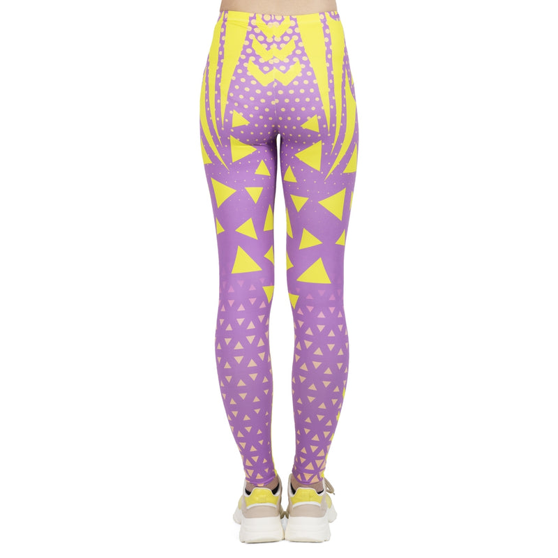 Regular Leggings (8-12 UK Size) - Pink Neon Sport - Kukubird_UK