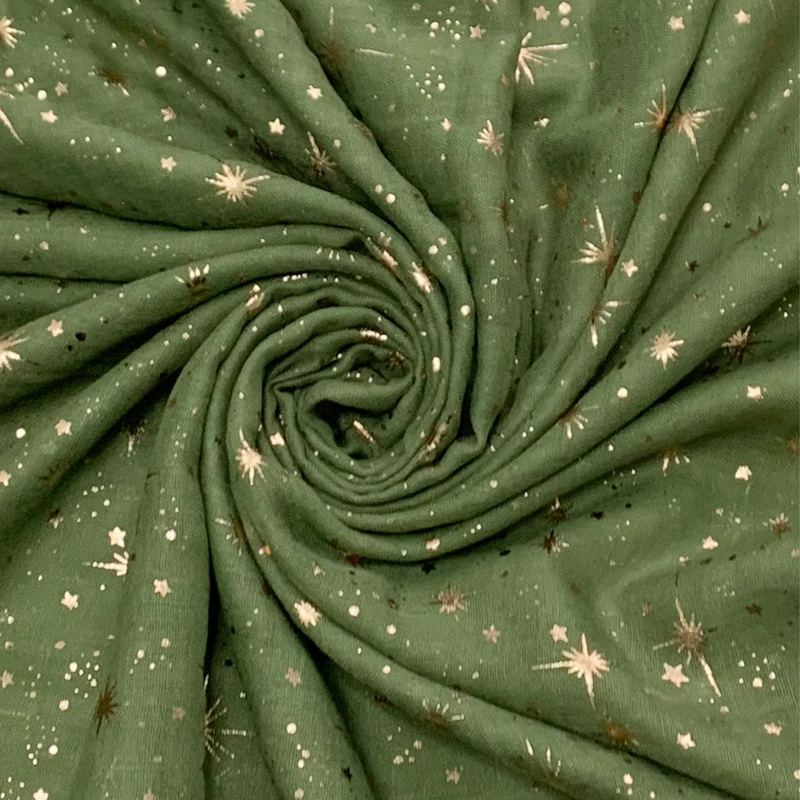 Star Rose Gold Foiled Scarf