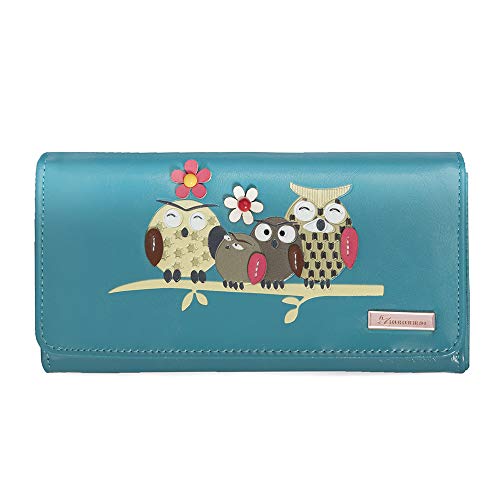 KukuBird Owl Family Tree Large Purse