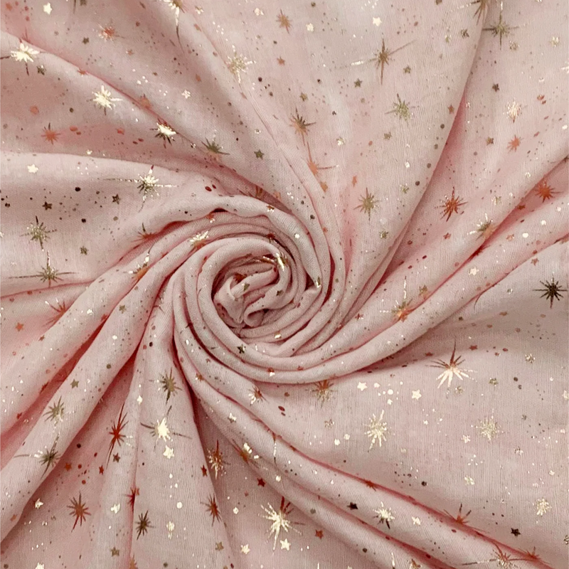 Star Rose Gold Foiled Scarf
