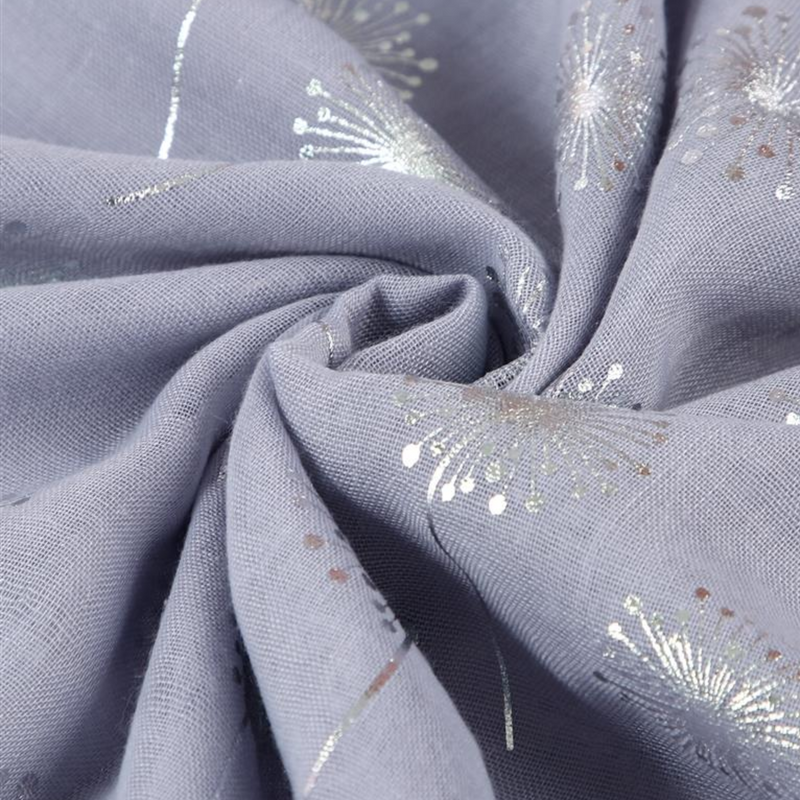 Dandelion Silver Foiled Scarf