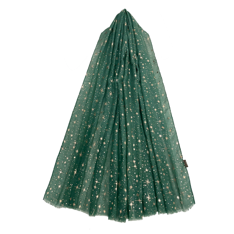 Star Rose Gold Foiled Scarf