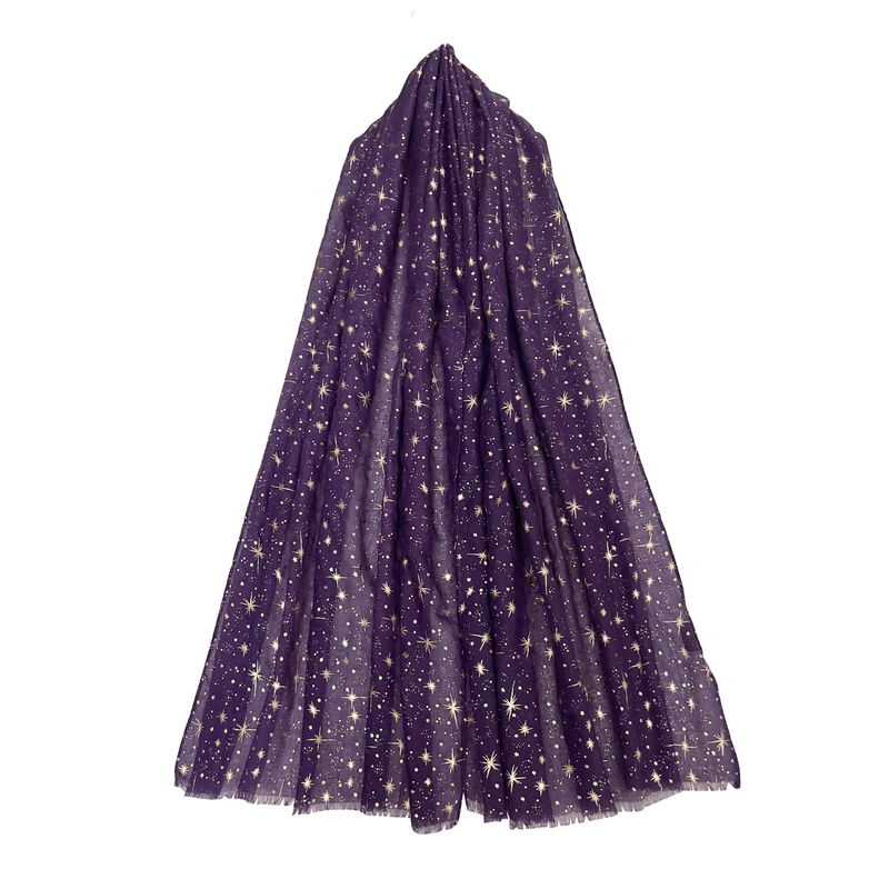 Star Rose Gold Foiled Scarf