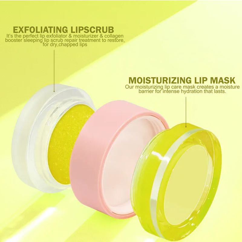 Overnight Lip Mask & Lip Scrub-Vanilla