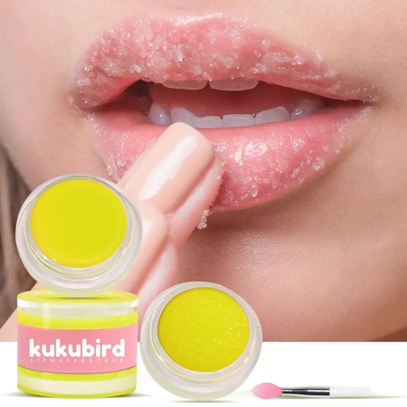 Overnight Lip Mask & Lip Scrub-Vanilla